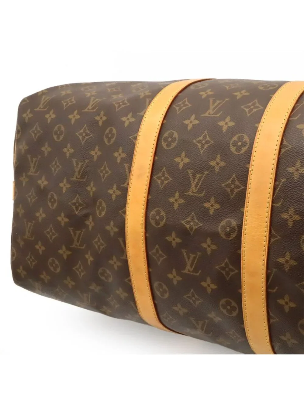 Louis Vuitton Monogram Keepall Bandouliere 55 Boston Bag Purse 2-Way